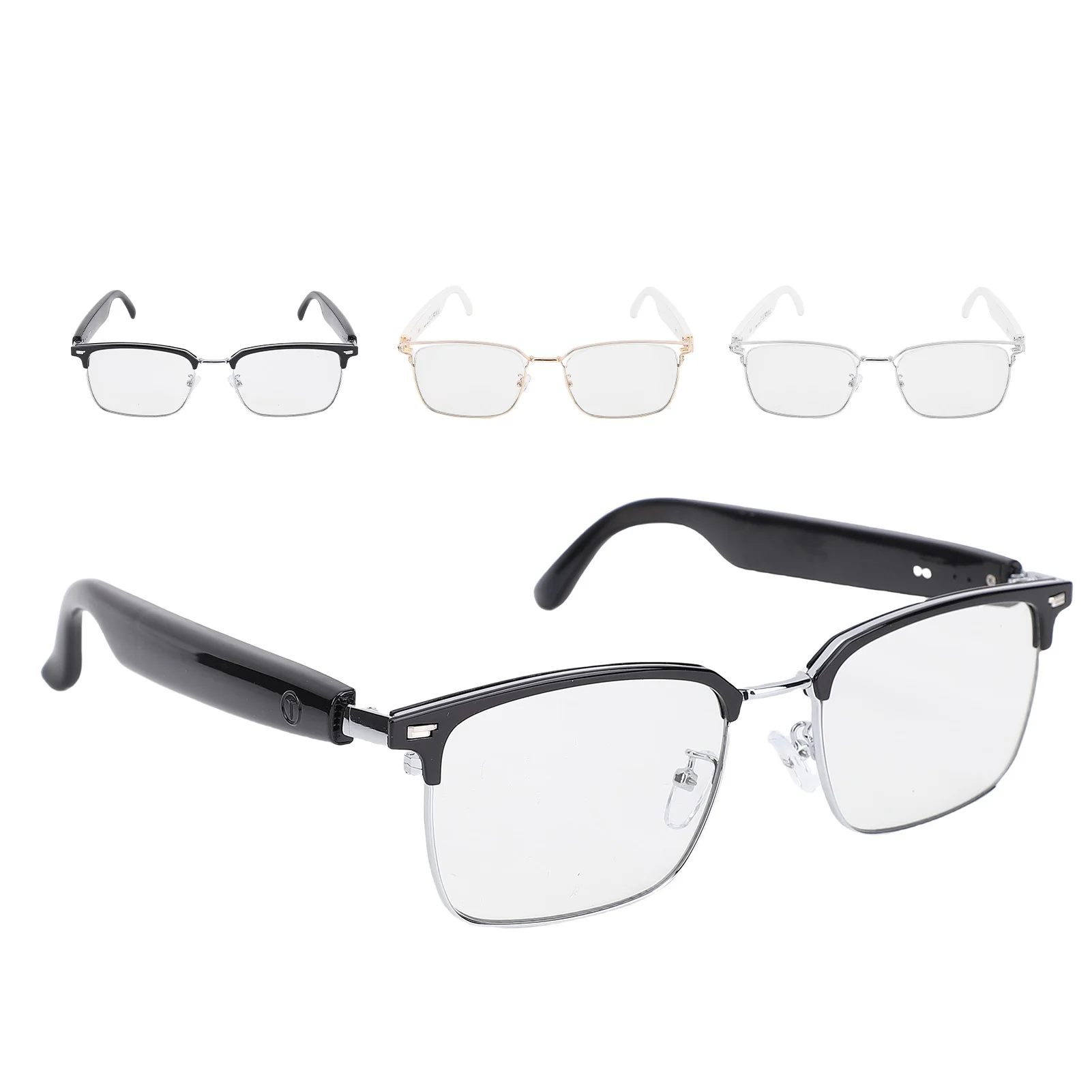 

Smart Bluetooth Sunglasses Built in Speaker Mic Open Headphone Glasses for Casual Outings Sporty Adventures