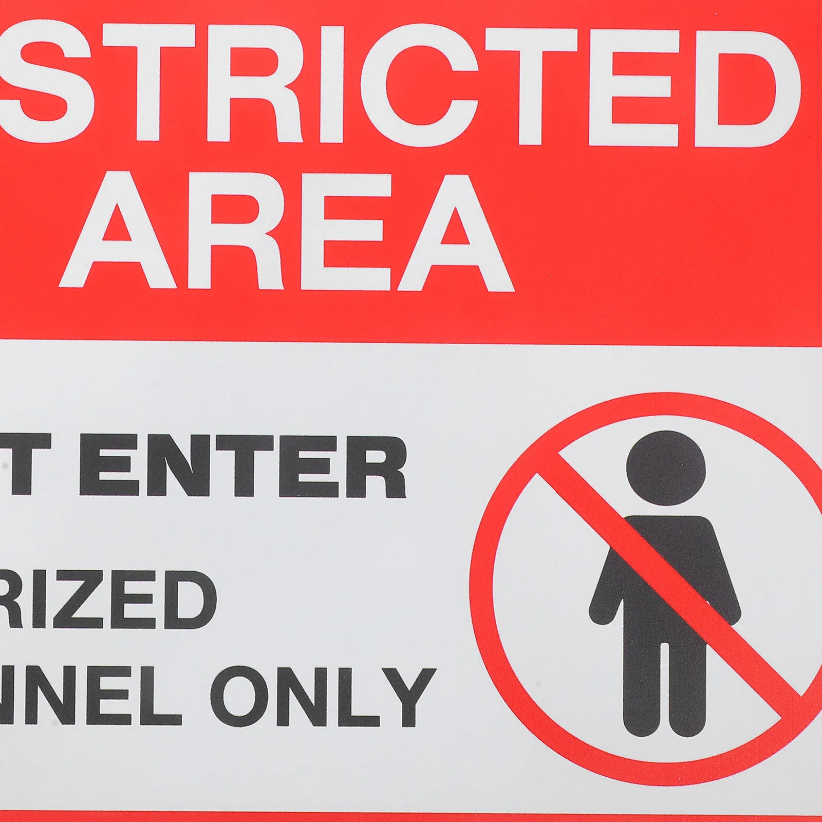 Do Not Enter Warning Sign Sturdy Material Vibrant Size Private Property Safety Caution No Entrance Label Traffic