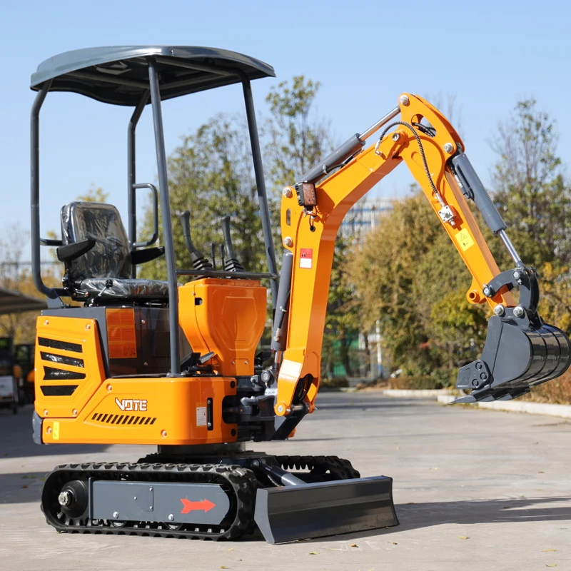 Fast Delivery Crawler Enclosed Cabin Mini Excavator 1.2 Ton Wholesale Mini Excavators With Thumb Bucket Hydraulic customized