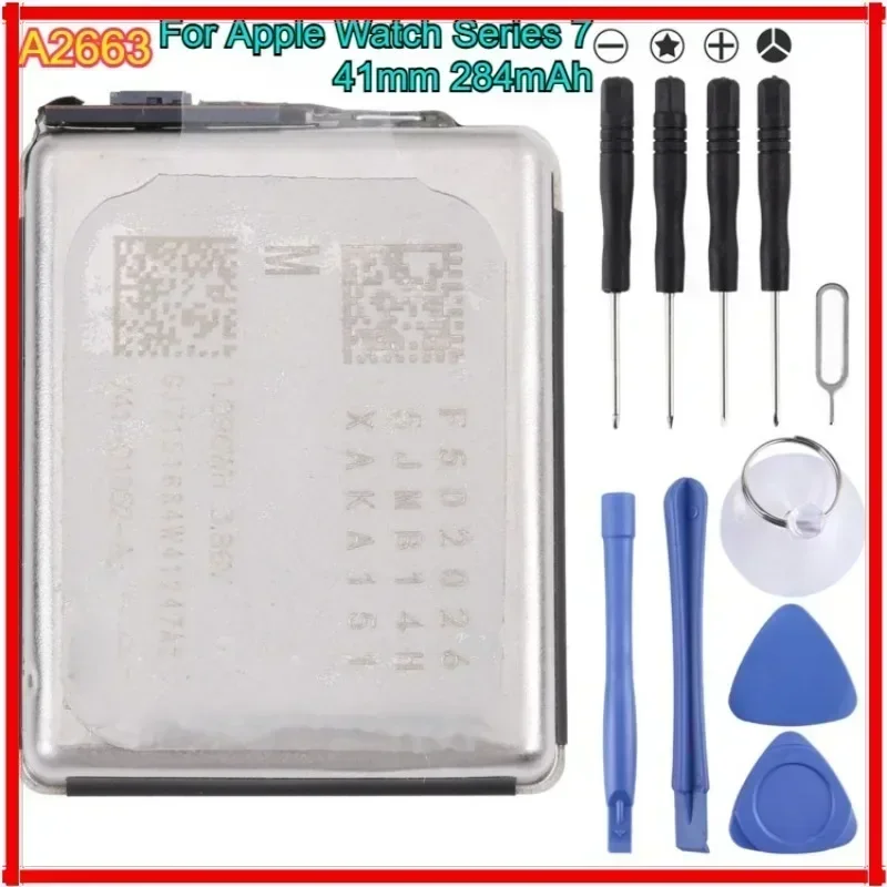 Replacement Battery A2552 for Apple Watch Series 7 45mm 309mAh A2663 for Apple Watch Series 7 284mAh