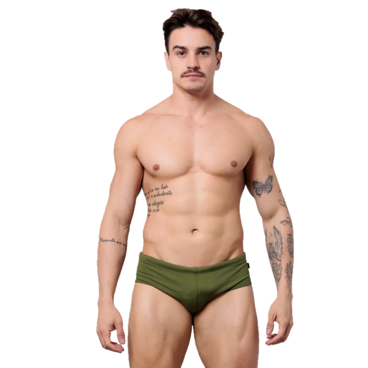 Sunga Green Slim Fern-JWilas Beachwear
