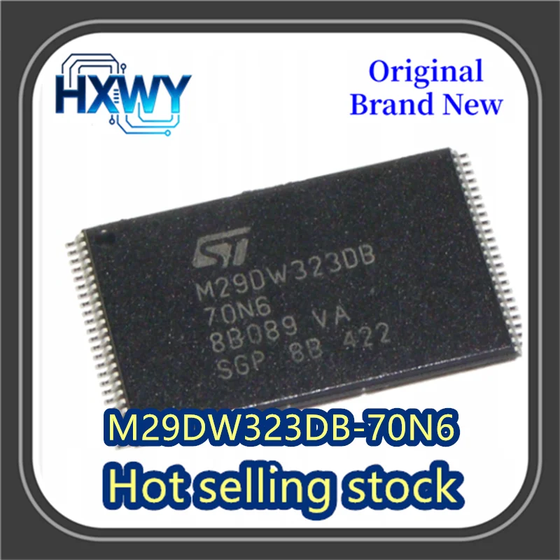 

(5/50 pieces) M29DW323DB-70N6 M29DW323DB-70 TSOP-48 Excavator Instrument Commonly Used Memory Chips, Brand New Original