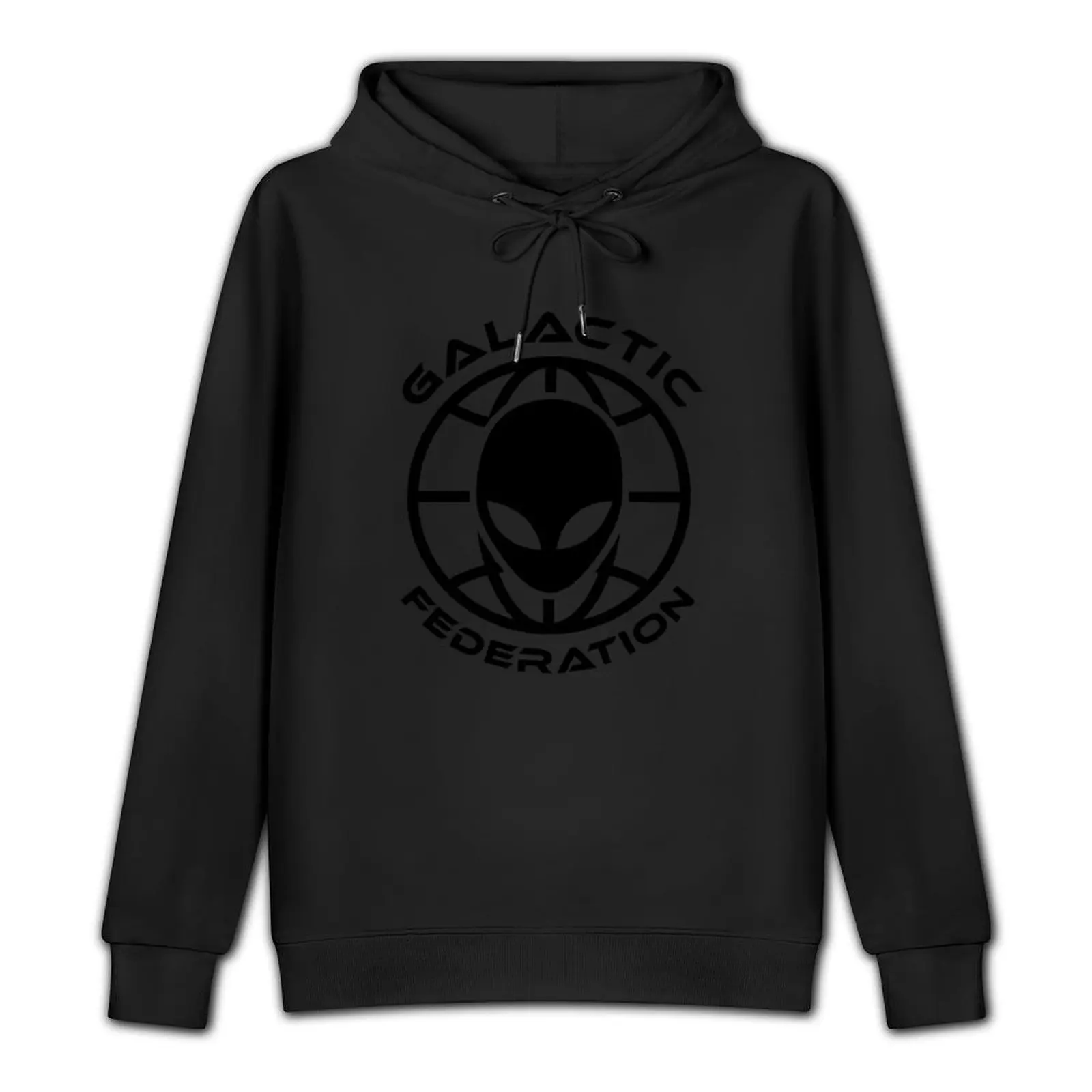 Galactic Federation Funny Parody Black Pullover Hoodie autumn japanese style anime clothing men's hoodie sweatshirt