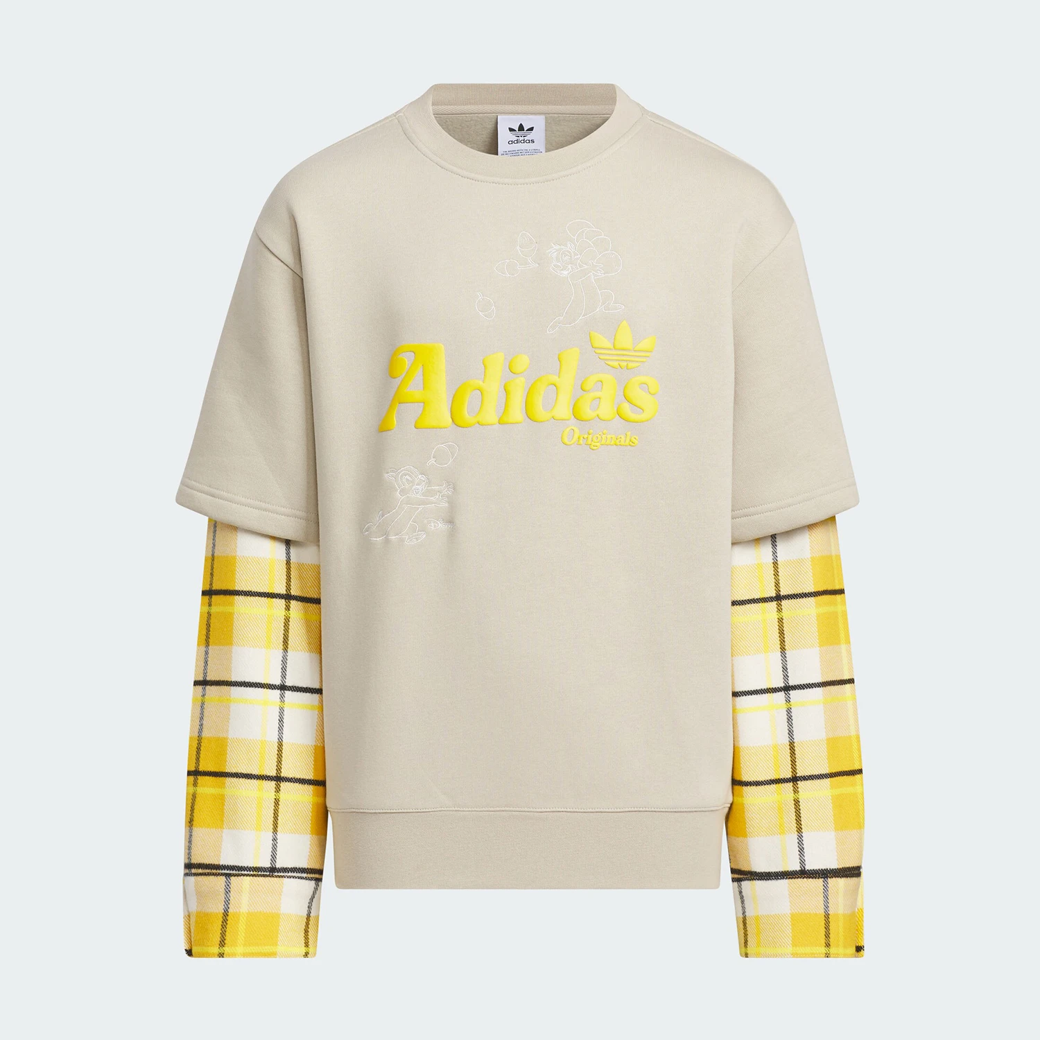 

Официальная аутентичная спортивная одежда Adidas в клетку с тремя полосками для больших детей в стиле пэчворк JC6813