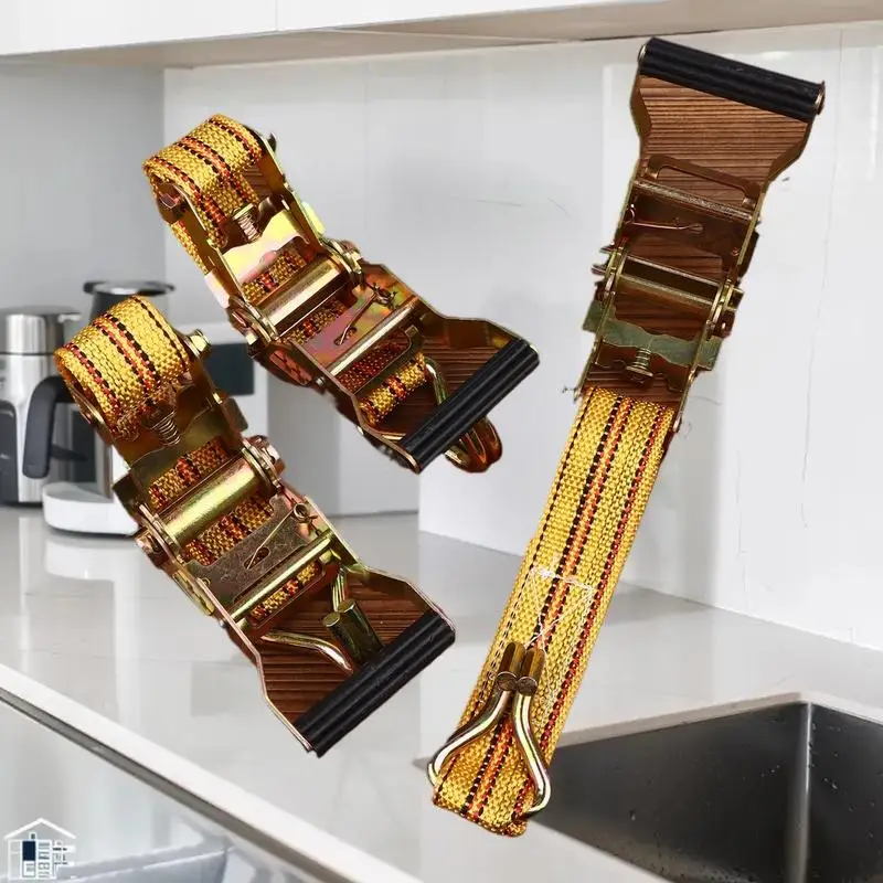 

Усиленные стяжные ремни с трещоткой YY30, длиной 2/3/4/6 метров, с двойным крюком, для крепления грузов на грузовиках и транспортировки