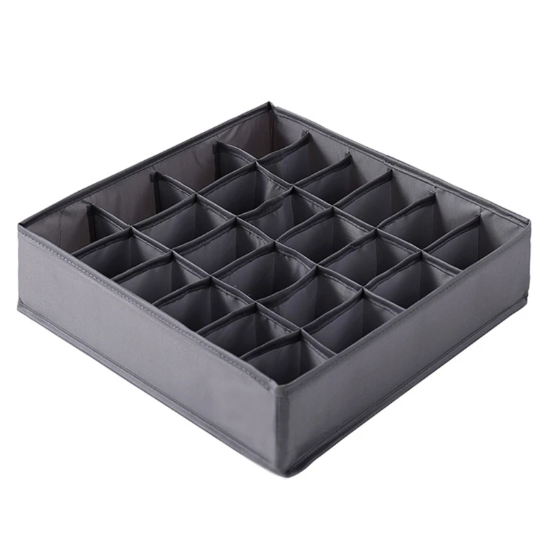 24 Grids Underwear Organizer Storage Box Panties Socks Storage Boxes Wardrobe Clothes Organizer Cabinet Drawers Separator Box