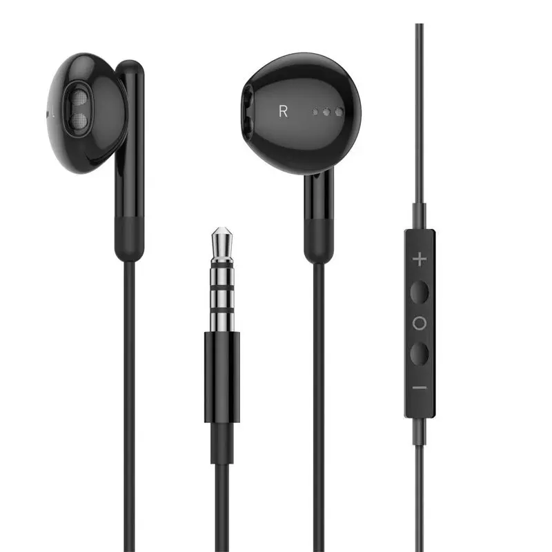 USB Typ C 3,5 mm kabelgebundene Kopfhörer mit Mikrofon, Lautstärkeregler, kabelgebundener Kopfhörer, Bass-In-Ear-Kopfhörer, Sport-Headset