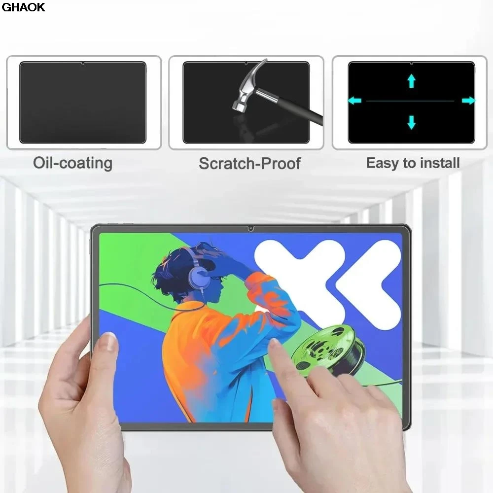 2 قطع HD مقاومة للخدش الزجاج المقسى حامي الشاشة لينوفو Xiaoxin الوسادة برو 12.7 2025 اللوحي طبقة رقيقة واقية