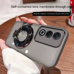 For OPPO A80 5G Case Soft Transparent With Ring magnetic Lens Protective Back Cover Case For OPPO A80 Full Cover Phone Shell