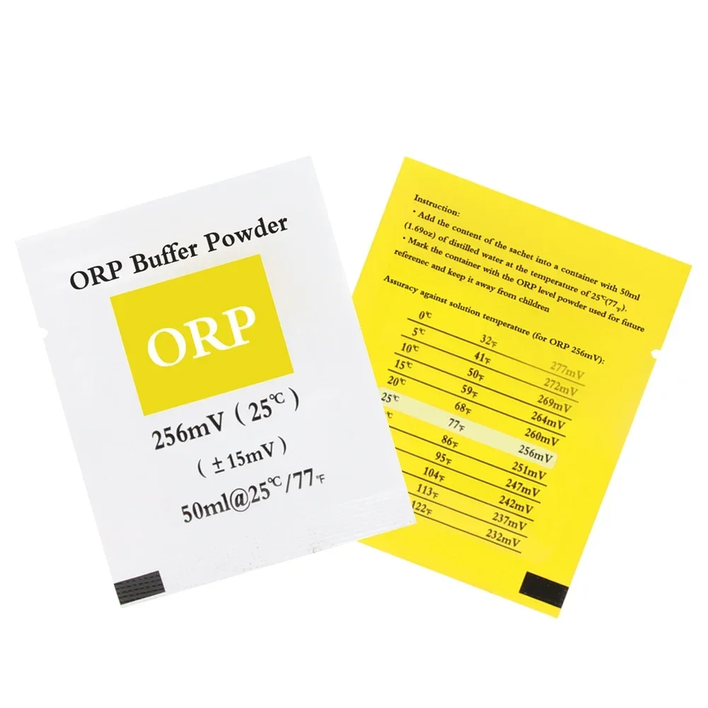 1/5/10/15 Pack ORP Calibration Buffer Powder ORP Tester Correction Solution Powder 256mv Standard