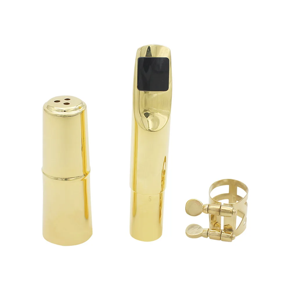 

A2 alto sax metal mouthpiece golden 5/6/7/8 # tone saxophone mouthpiece set