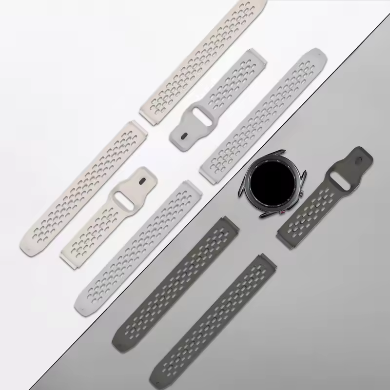 18mm 20mm 22mm Strap for Samsung Galaxy Watch 7 6 5 4 5Pro Classic Silicone Band for Huawei Watch GT6 Pro 46mm GT4/3Pro Bracelet - Image 5