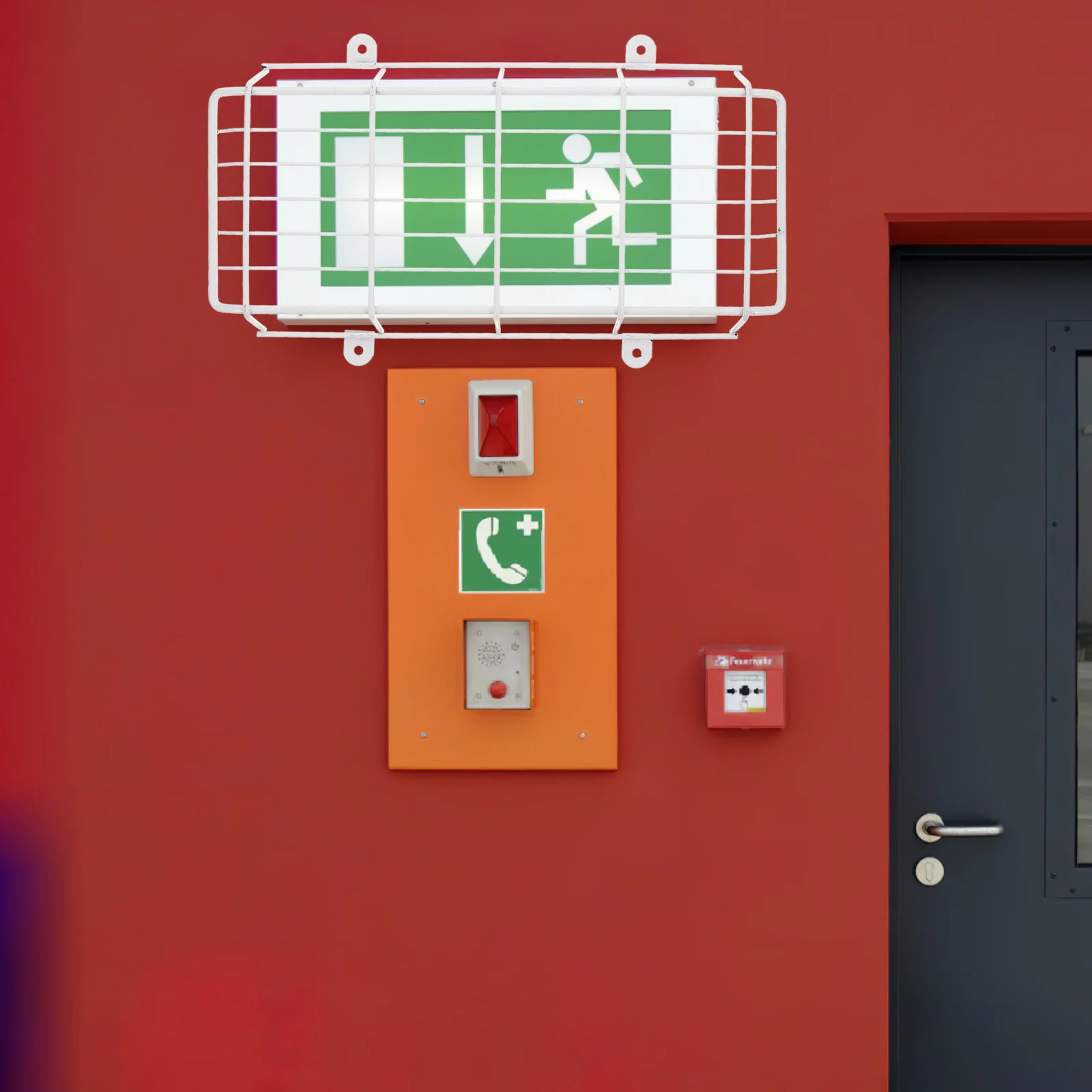 Notlicht-Schutzhülle, Eisengeflecht, Käfigschutz für Deckenleuchte, Ventilator, Metallbeleuchtung, Haltbarkeit, langlebige Leistung