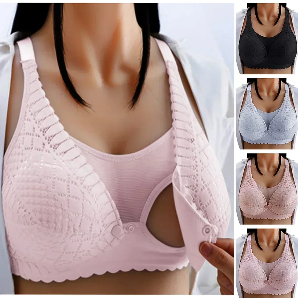 Maternity Bras Wirefree Nursing Bra Pregnancy Clothes Prevent Sagging Breastfeeding Women's Breathable Lactancia Bra