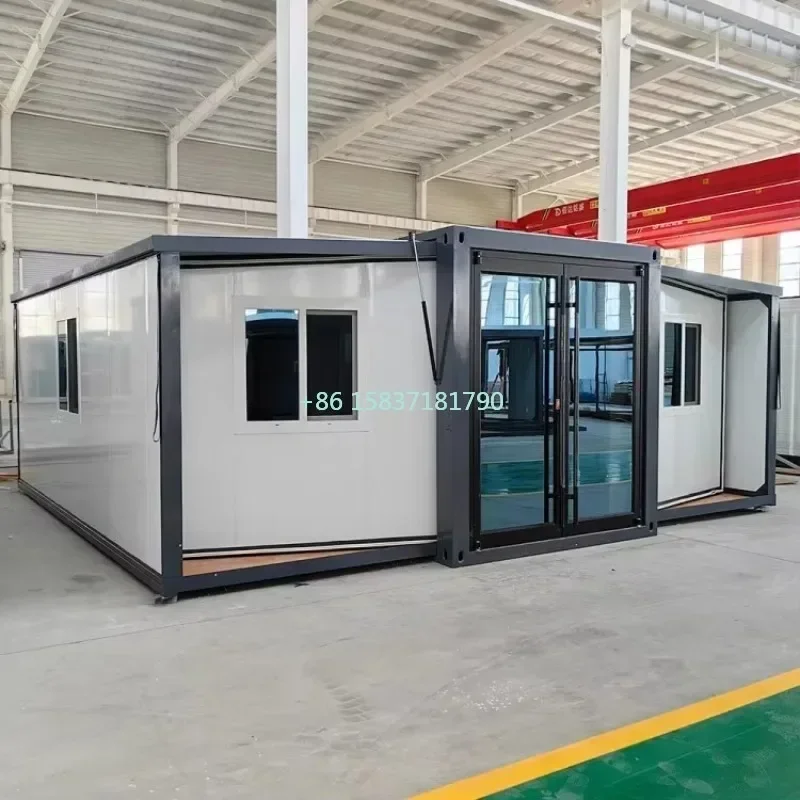 Fast Build Container House Outdoor Luxury Working Storage Folding House Customize Tiny Home Extendable Container House for Spain