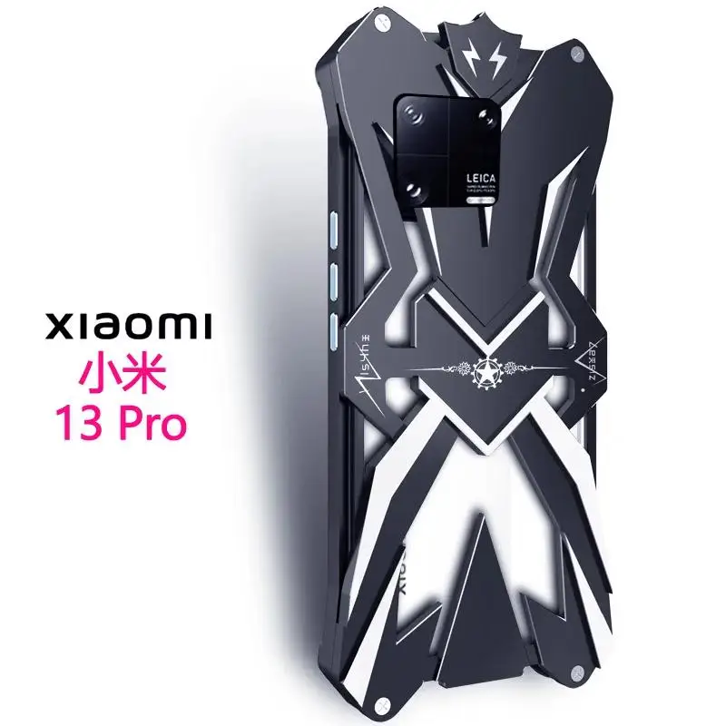 Hot Metal Steel Machinery Heavy Aluminum Armor Case For Xiaomi Mi 13 Pro 12S Ultra 12 Pro 12S New Cases Cover Bumper Coque