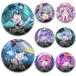Touhou Project Badge Kosuzu Motoori Sannyo Komakusa Kasen Ibaraki Game Figure Brooch Pins for Clothes Backpack Accessories Gifts