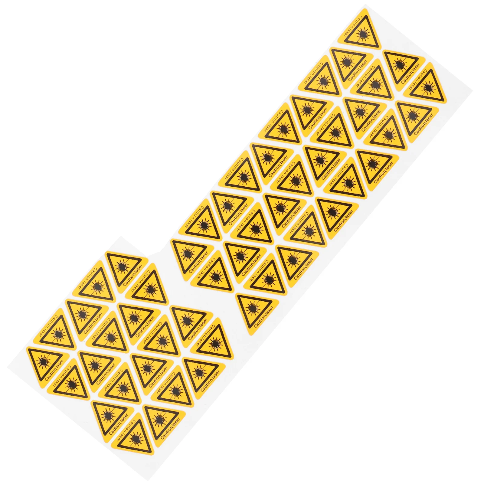 50 Pcs Electrical Hazard Warning Sign Caution Decal Laser Safety Signs Decals Security