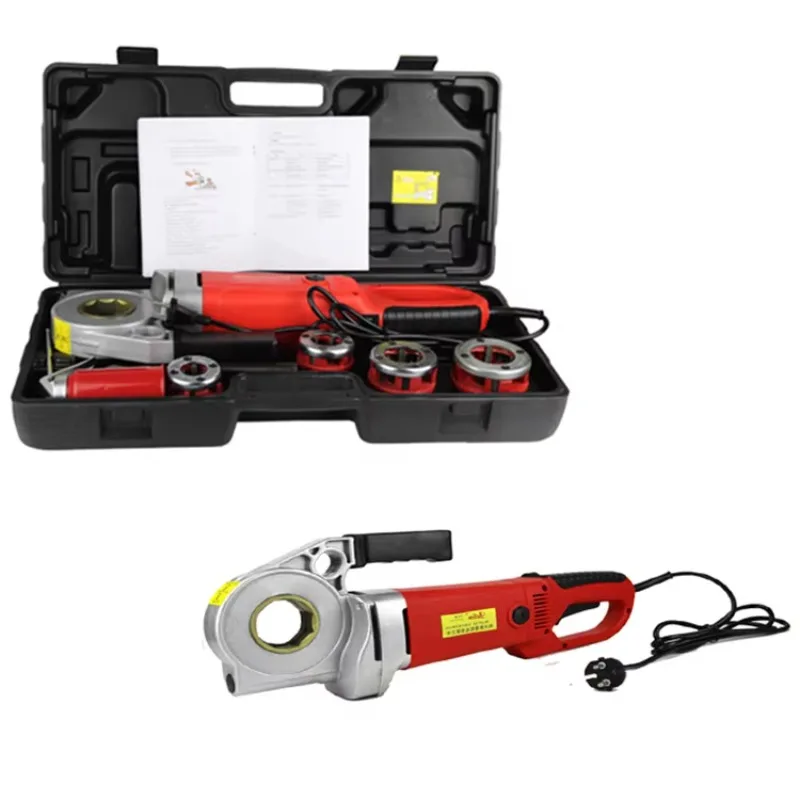 

Mini Handheld Pipe Thread Machining Machine Easy Operation Construction Automatic Pipe Thread Tool Threading Machine