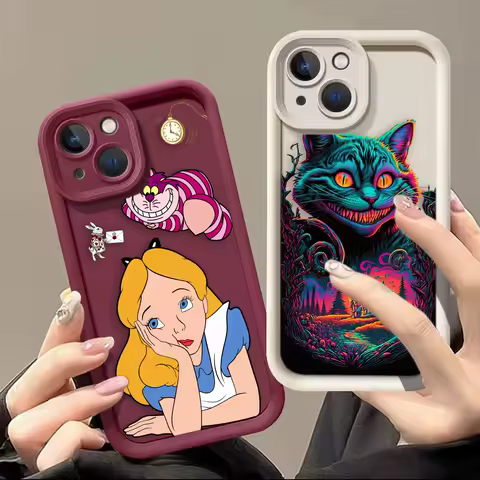 Alice in Wonderland Phone Case For OPPO A92S A16K A60 A15 RENO 6 5 3 2 Lite 4G FIND X5 5G R17 R15 R11S Silicone Case Funda Shell