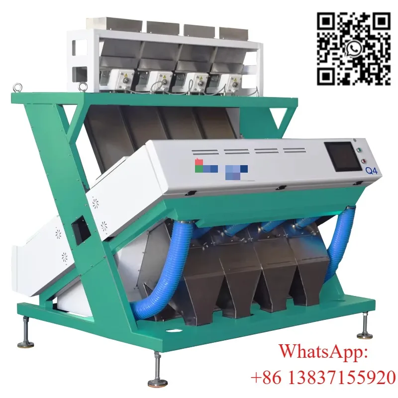 Custom Industrial Coffee Bean Color Sorter | 4-Chute, High-Capacity Machine for Precision Sorting & High-Output Processing