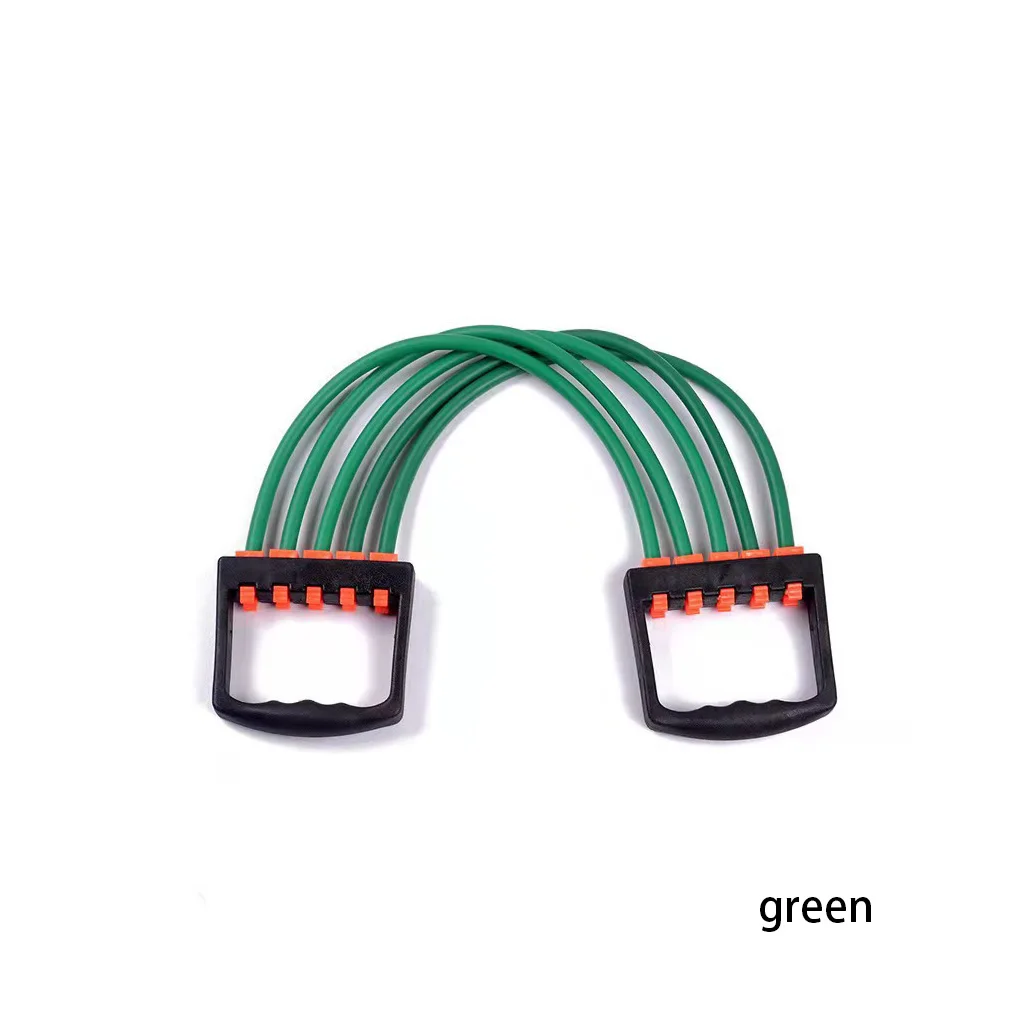 Chest Expander Elastic Pull Stretcher Muscle Exerciser Strength Training Exercise Strengthening Equipment Home  Green