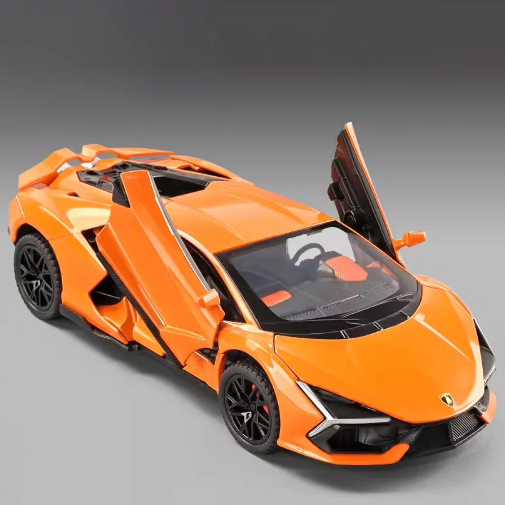 

1:32 Revuelto SIAN Toy Car Model Alloy Diecast Simulation Metal Sound Light and Pull Back Cars Models for Boy Collection Toys