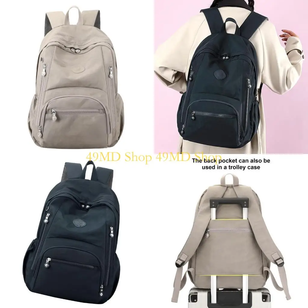 

49MD Student School Backpack Women Travel Backpack Large Capacity Backpack Casual Daypacks Man Laptop Backpack College Bag
