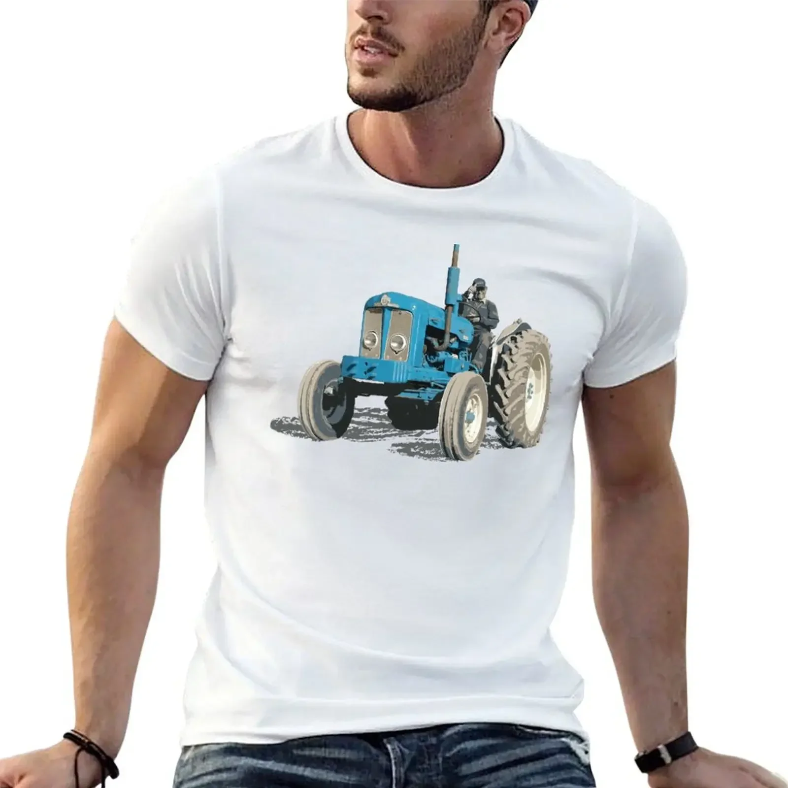 Super Major, last of the Fordson tractors T-Shirt plus size clothes kawaii clothes Men's t shirts