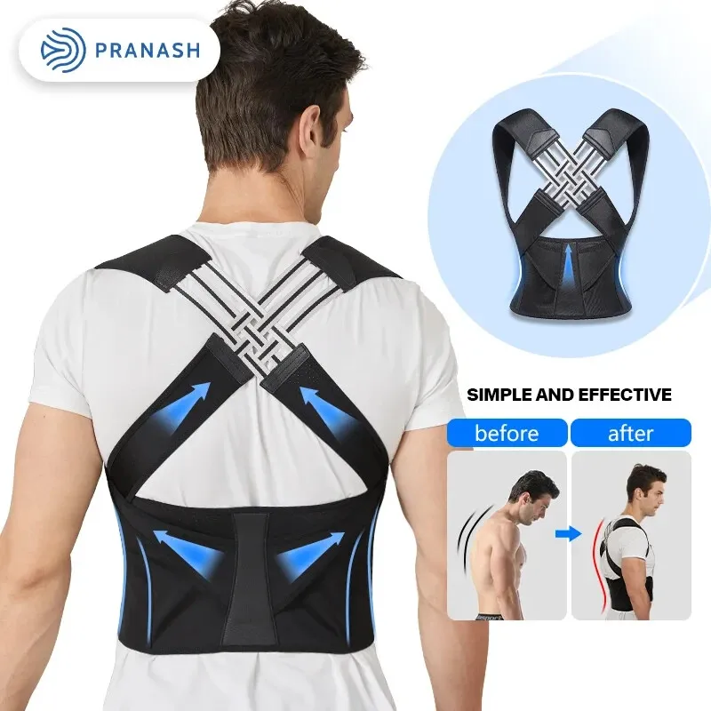 

Back Posture Corrector Belt Women Men Prevent Slouching Relief Pain Posture
