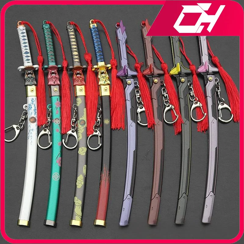 22cm RGX 11z Pro Onimaru Kunitsun Katana Valorant Game Peripheral All Metal Toy Samurai Craft Accessorie Ornament Collection Toy