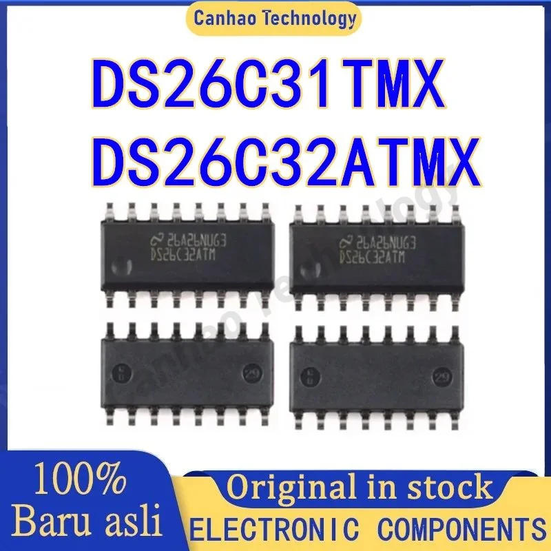 10PCS  DS26C32ATM DS26C32ATMX DS26C31TMX DS26C31TM SOP16 New Original