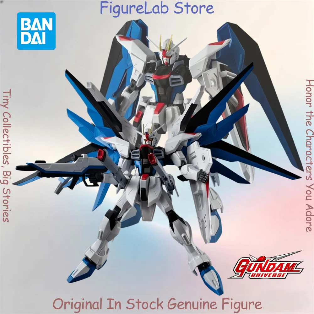 Official Genuine In Stock Bandai Gundam Universe Zgmf-X10A Freedom Gundam Renewal Figure Anime Mobile Suit Gundam Seed Model Toy