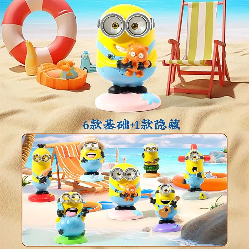 Despicable Me Minion Cartoon Figure Blind Box Creative Personality Model Ornament Surprise Gift Box Children's Toy Wholesale