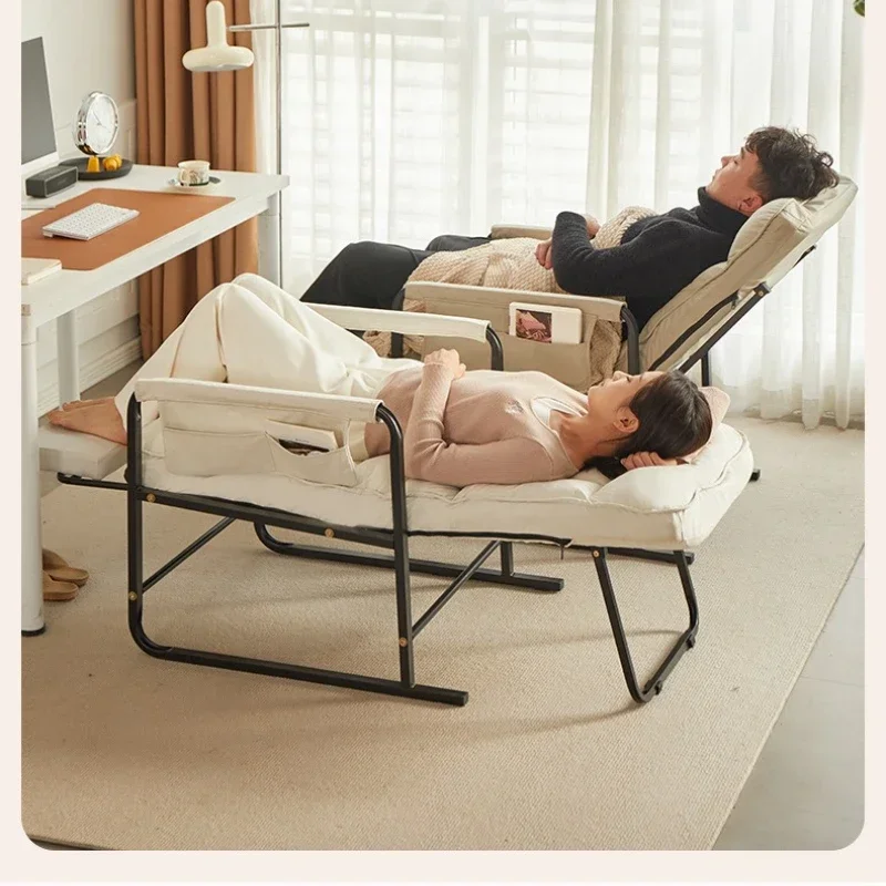 Multi-functional Computer chair folding lunch break bed office leisure office dual-purpose chair can sit reclining sofa chair