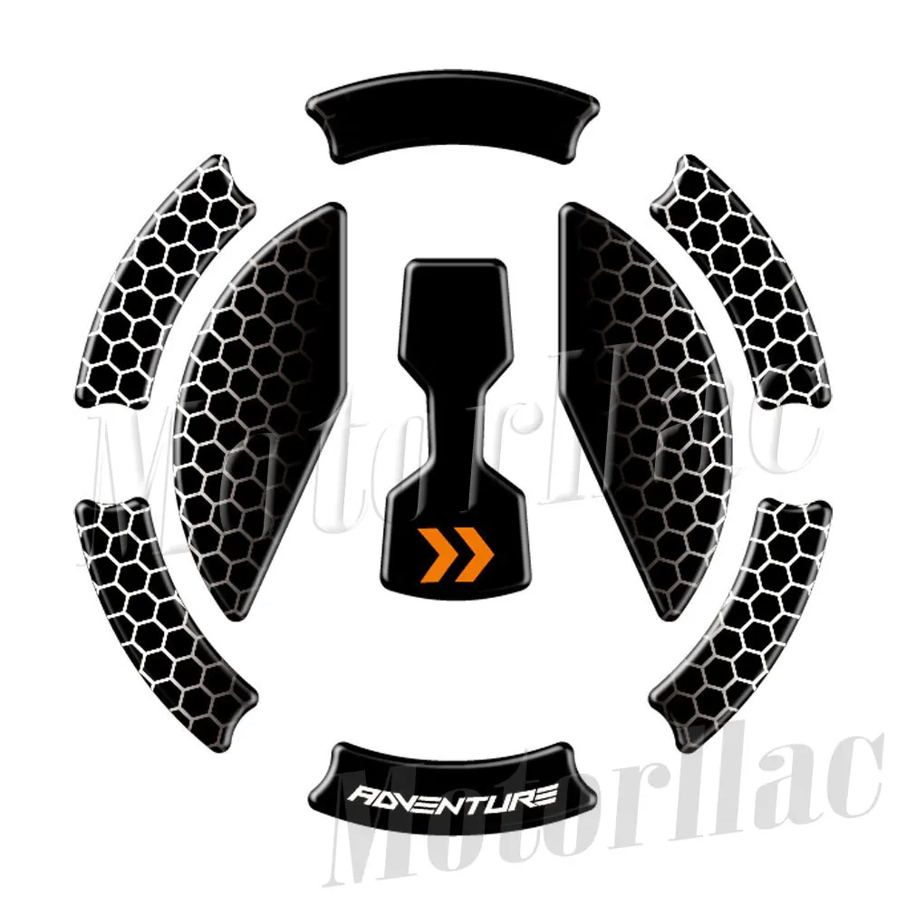 3D-Kohlefaser-Motorrad-Tankdeckel-Aufkleber Schutzfolien Zubehör Wasserdicht Für KTM 690 Duke – Detail 4