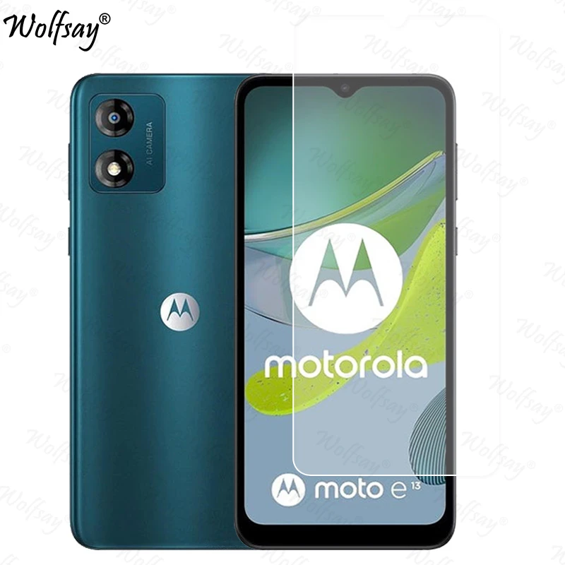 Camera Lens Protector For Motorola Moto E13 Screen Protector Full Glue Tempered Glass For Moto E13 E 13 Glass For Moto E13 Glass