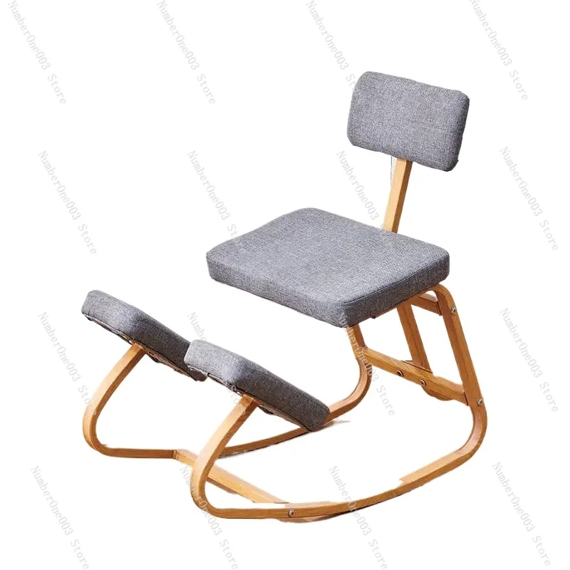 Ergonomic Computer Chair Home Comfortable Sedentary Office Chair Backrest Sitting Posture Correction Kneeling Chair