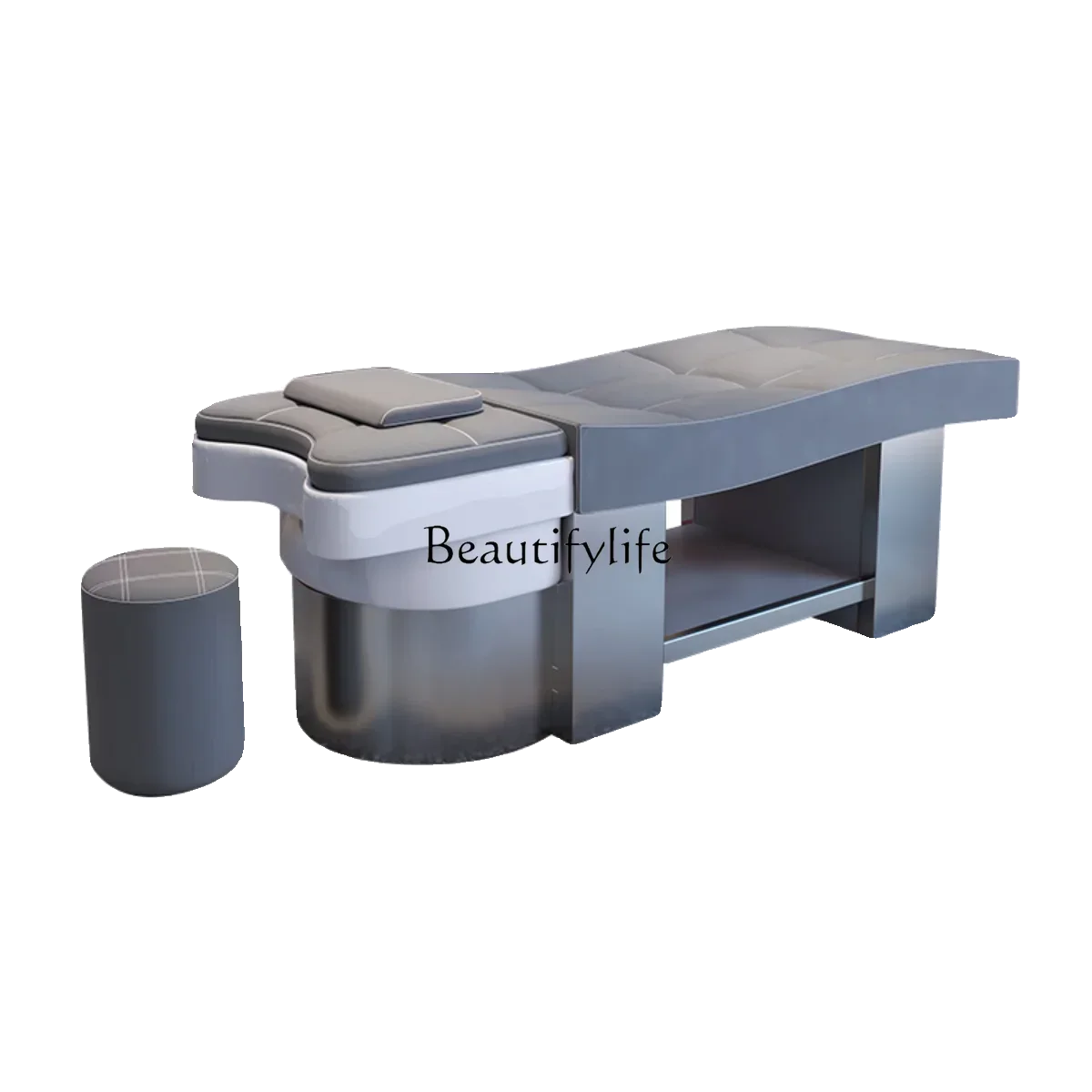 

lx29Shampoo and Hairdressing Shop Head Therapy for Hair Salon Thai Flat Lying Massage Ceramic Basin Shampoo Chair