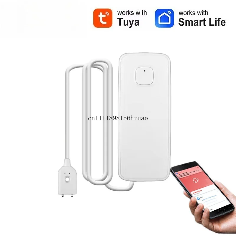 Tuya WiFi Water Leak Detector, Water Level Alarm, 85DB Sound Water Immersion Sensor For Smart Home
