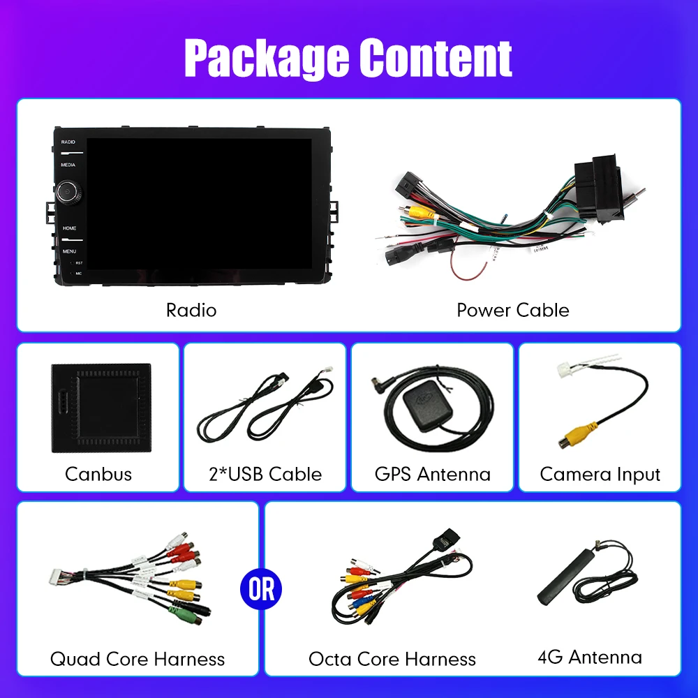 8" 2Din Android Aut…