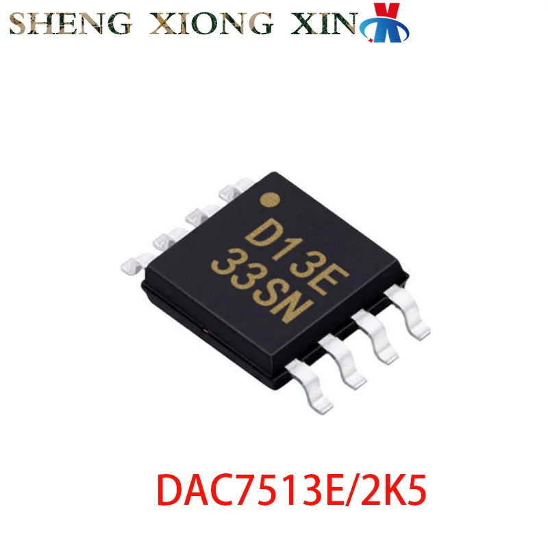 5pcs/lot 100% NEW DAC7513E/2K5 MSOP-8 Digital to Analog Converter DAC7513 7513 Integrated Circuit