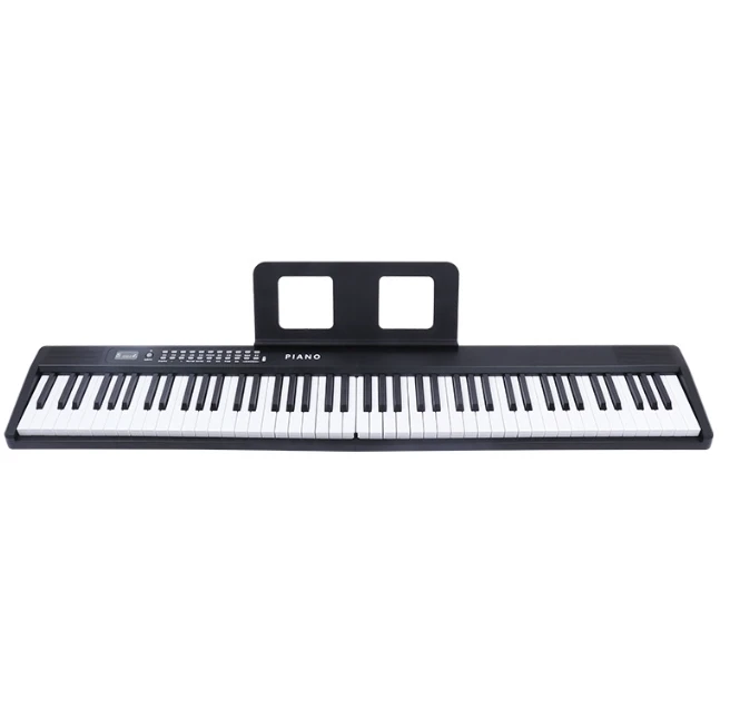 61‑Key Portable Folding Electronic Piano With Vibrato Function App Connection Musical Gift For Teenagers Music Learning
