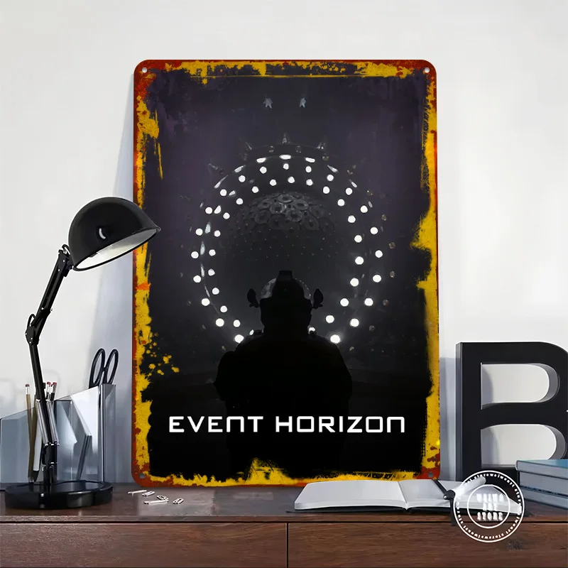 Event Horizon V2 Metal Poster Custom Wall Art Retro Vintage Tinplate Signs for Man Cave Luxury Home Decor Items Room Ornaments