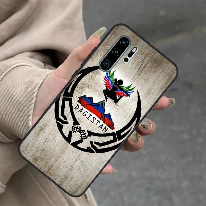 Dagestan Flag Coat Of Arms Case For Huawei P40 Lite P20 P30 Nova 11 Pro 9 10 SE 3i 7i 11i 5T Y60 Y61 Y70 Y90 Y91 Cover