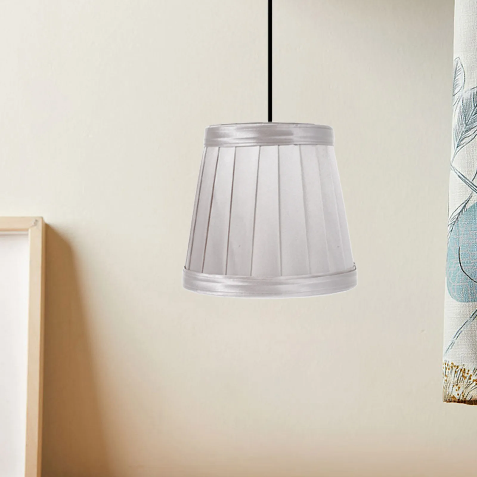 

Modern Cloth Vintage Fabric Cover for Table Lamp Desk Light Table Lamp Shade Hardware Accessories Warm Mood Decor