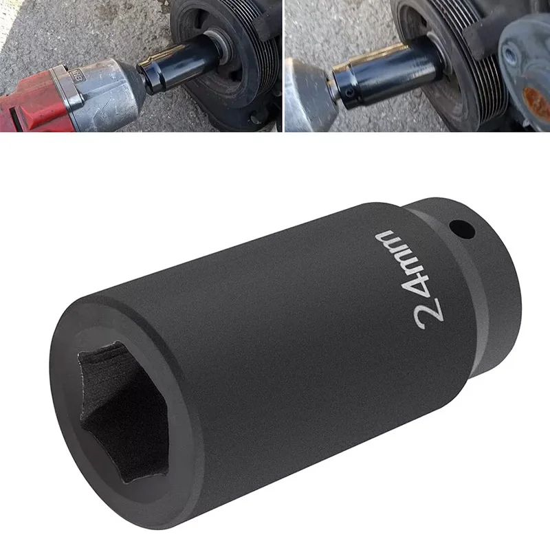 

Для GM LS 24 мм кривошипная головка 77070 инструмент для гармонического балансира, 3-кратная мощность стандартных ударных розеток