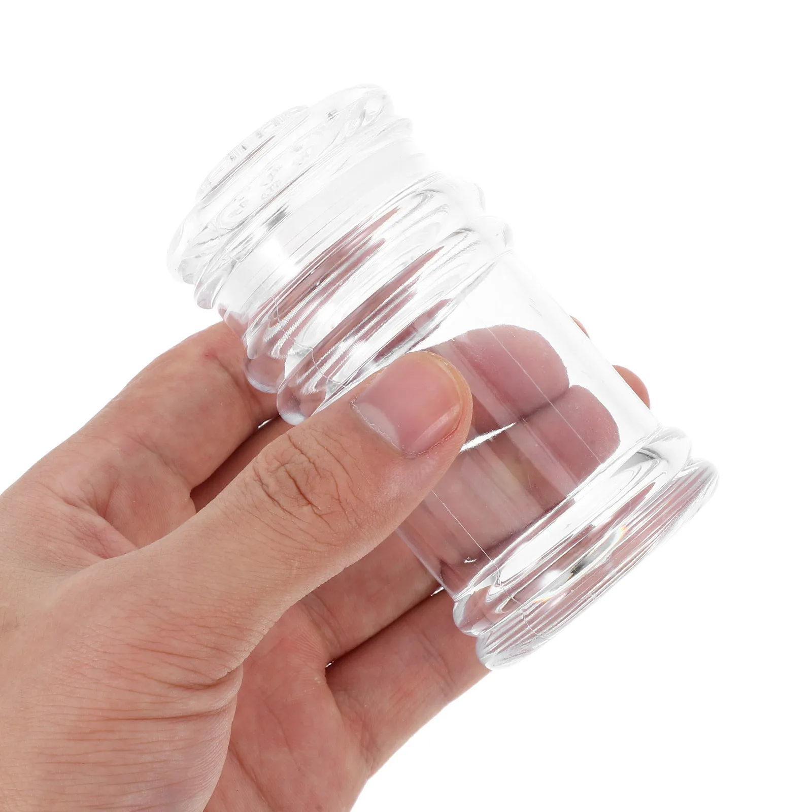 

2Pcs Elegant Crystal Salt and Pepper Shakers Refillable Kitchen Containers Portable Spice Dispenser Durable Small Spice Jars