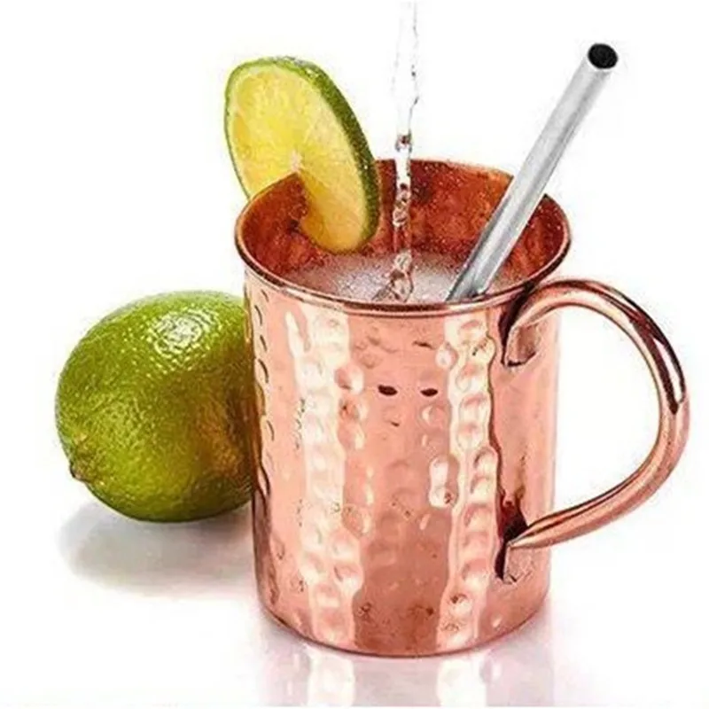 400 مللي 16.0 أوقية موسكو البغل القدح دائم النحاس مطلي أكواب البيرة القهوة القدح كوب حليب كوب درينكوير كوكتيل اكسسوارات