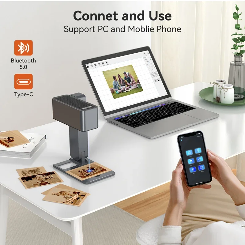 perfect 2025WAINLUX Z3 Folding Portable desktop engraving machines Wireless Connection Small Metal Machine For Engra